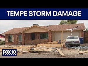 Severe thunderstorms causes widespread damage in Tempe | FOX 10 Phoenix