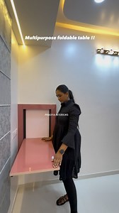 257K views · 4.1K reactions | Multipurpose Foldable table ! @interiorsbypragyatunge #interiors #interiordesign #interiors #instagram #studytable #multipurpose #table #chairs #punecity #pune #mumbai [affordable,interiors,table,multipurpose,chairs,instagram,pune,mumbai] | Pradnya Tunge | Facebook