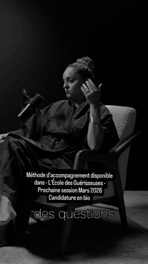 Anissa Lalahoum on Instagram: "À l’École des guérisseuses, guérir ne veut pas dire réparer quelque chose de cassé. Guérir veut dire aimer : Aimer en conscience. Aimer avec lucidité. Aimer sans se perdre. Anissa enseigne une guérison qui ne flotte pas hors du réel. Une guérison ancrée, connaissable, vécue dans le corps, l’histoire et l’énergie. Sa méthode relie le transgénérationnel, l’énergétique et l’analytique pour une seule chose : ramener de l’amour là où il a manqué, là où il a été déformé,
