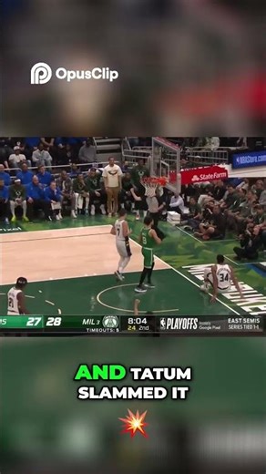 Tatum's CRAZY Dunk! Boston Celtics Highlights