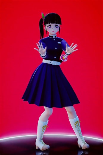 MMDxKNY - Color Mixing Trend - #kanao Tanjiro