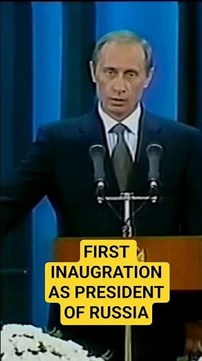 Putin's First Inaugration As President of Russian Federation in 2000