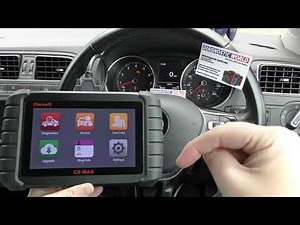 iCarsoft CR MAX Demonstration VW Check Engine Light Diagnose Reset P023800 P011300