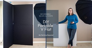 How to Make a DIY Portable V-Flat
