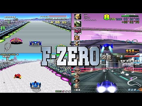 F ZERO歴代進化の軌跡 Evolution Of F-ZERO All Series Games (1990 - 2004)