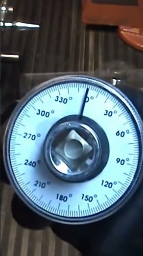 Goniometer. Angular tightening.#torque #degrees #cylinder head #bolts