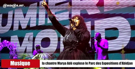 La chantre Marya Adé explose le Parc des Expositions d'Abidjan