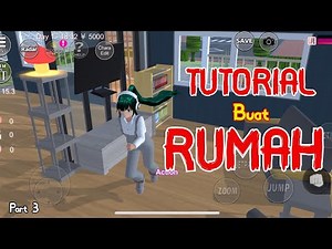 Tutorial Buat Rumah Sederhana Sampai Bisa di Sakura School Simulator | How to Build a House Part 3