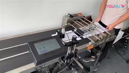 Continuous Inject LOGO Printing Machine with Conveyor Belt