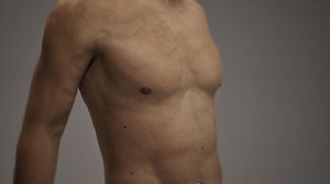 Shirtless Man Posing for Picture