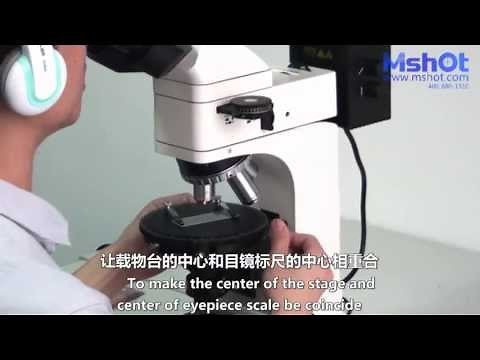 How to operate polarizing microscope MSHOT MP41?