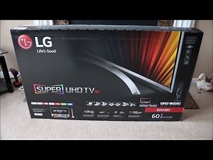 LG SUHD 4K HDR Smart LED TV 60" Unboxing and Review In Under 5 Minutes