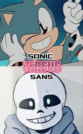 Sonic Vs Sans #videogame #vsedit #edit #undertale #sonic #sans #sonicthehedgehog