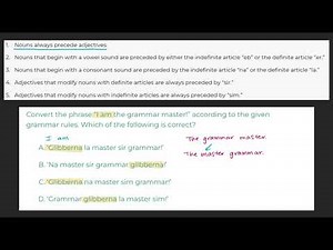 Free Practice Question - DLAB-Style Nouns Question 6