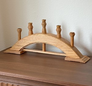 Vintage Oak Candlestick Holder - Etsy