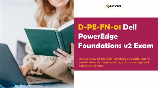 D-PE-FN-01 Dell PowerEdge Foundations v2 Prep Guide