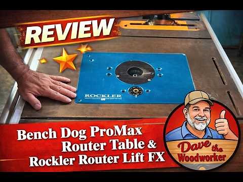 Bench Dog ProMax Router Table & Rockler Router Lift FX