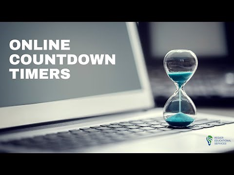 Create countdown timer, insert into slides, for online learning breaks