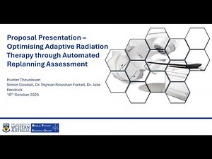 Hunter Theunissen: Optimising Adaptive Radiation Therapy through Automated Replanning Assessment