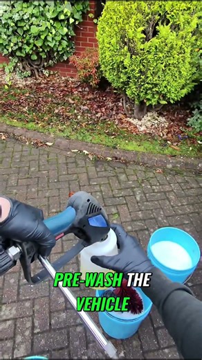 Easy Pre-Wash: My Snow Foamer Car Detailing Method #shorts