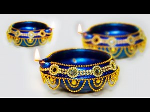 Diwali Special | How to decorate traditional Diya At home | Diwali Decoration | Art with Creativity
