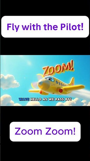Fly with the Pilot! ✈️ | Fun Airplane Song for Kids #shorts #mamaousaysay