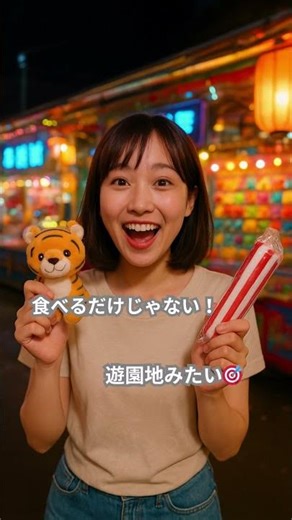 🎡台湾夜市あるある🎡「食べるだけじゃない！遊園地みたいな楽しさ」#shorts