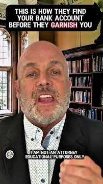 How Creditors Find Your Bank Account Before Garnishment #DebtLawsuit #LexisNexis #Garnishment #FYP