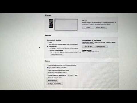 How to backup your iPhone 6 to your computer using iTunes