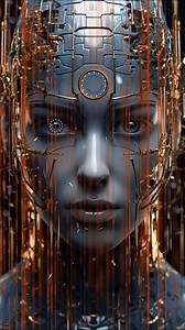 Humanoid, Futuristic, Robot. Free Stock Video