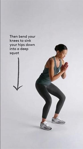 Open your hips with deep squats
