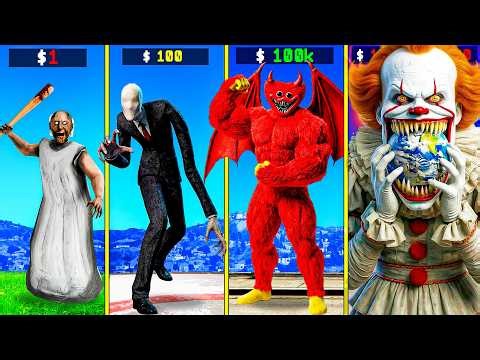 $1 CARTOON MONSTER to $1,000,000,000 in GTA 5