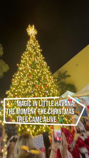 ✨🎄 Little Havana lit up with pure magic Families, music, dominoes, and a giant Christmas tree that brought the whole community together. From villancicos to Latin food and incredible artists on stage, this wasn’t just an event — it felt like home. One of the biggest Christmas trees in Florida… and one of the biggest hearts in Miami. ❤️ This is how Christmas begins in La Pequeña Habana. #LittleHavana #NavidadEnMiami #DominoPark #MiamiEvents #ChristmasInMiami #CubanCommunity #HolidayMagic #FYP #s