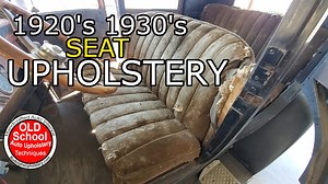 Beginner Guide To Restoring Vintage Car Upholstery