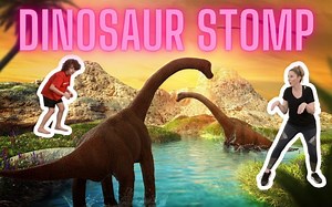 Stomp & Move Like A Dinosaur Dance Activity for Kids | Move Dance Learn