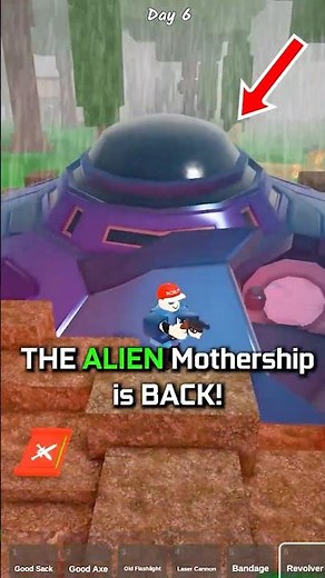 THE ALIEN Mothership UFO is BACK in 99 Nights in the Forest #roblox #99nightintheforest