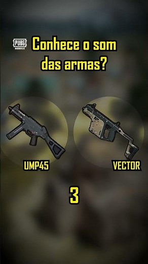 PUBG MOBILE | Teste seu conhecimento do som das armas.