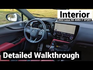 2022 Lexus NX 450h+ F SPORT Interior | Detailed Walkthrough
