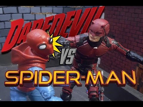 Daredevil vs Spider-Man Stop Motion Fight - Swagwav 2018 contest FINAL round!