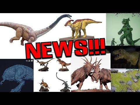 NEWS!!! Mattel Jurassic World DIPLODOCUS revealed!!! Nanmu articulated V rex update!