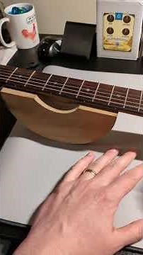 Need a work pad for your guitar? Get a giant mouse pad.