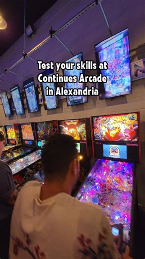 4.1K views · 24 reactions | There's a new arcade coming to Alexandria.  Continues Arcade is the newest spot for gaming enthusiasts. With more than 50 games, including Space Invaders, Mortal Kombat II, and a wall of pinball machines, plus a bar and restaurant, you'll be able to find something new with each visit. : https://northernvirginiamag.com/things-to-do/2025/09/18/new-alexandria-arcade-hosts-grand-opening-at-end-of-september/ | Northern Virginia Magazine | Facebook