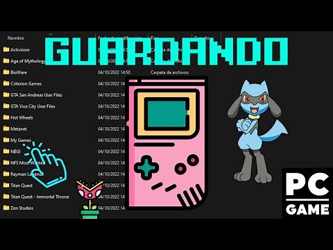 Donde se guardan las partidas de tus JUEGOS