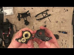 Team Associated DR10 Drag Car Teardown Part 3 Gearbox and differential slipper removal