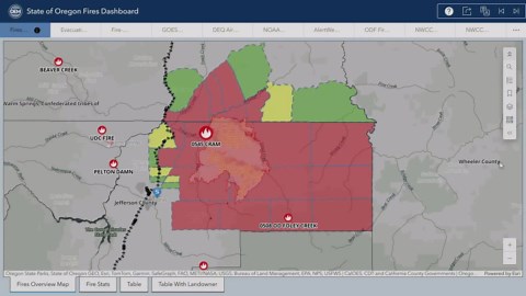 Cram Fire in central Oregon grows over 40,000 acres