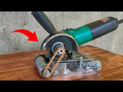 A crazy idea from a welder! Making an amazing tool with an angle grinder and a belt sander!