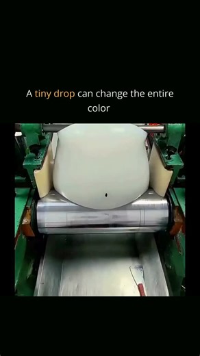 EXPLAINERS | FACTS | KNOWLEDGE on Instagram: "The video shows a silicone sheet being processed while a small amount of dark pigment is introduced to alter its final color. Although the added ink appears minimal, it spreads evenly across the material as it moves through the rollers, transforming the entire sheet. In silicone manufacturing, pigments are highly concentrated, meaning even a tiny quantity can significantly change color when distributed under pressure and heat. The rolling process ens