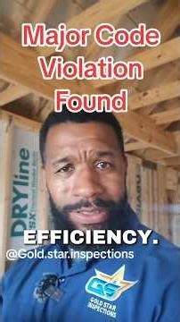 Major Code Violation Found @LUXE RESIDENTIAL INSPECTIONS #thataintright