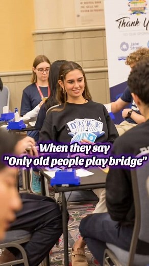 13K views · 160 reactions | Don't believe everything you hear! #PlayBridge acbl.org/ynabc acbl.org/bridgebowl #trending #fyp #myth #play #bridge #cards | American Contract Bridge League - ACBL | Facebook