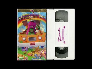 Barney’s Adventure Bus 1997 VHS for Home Video